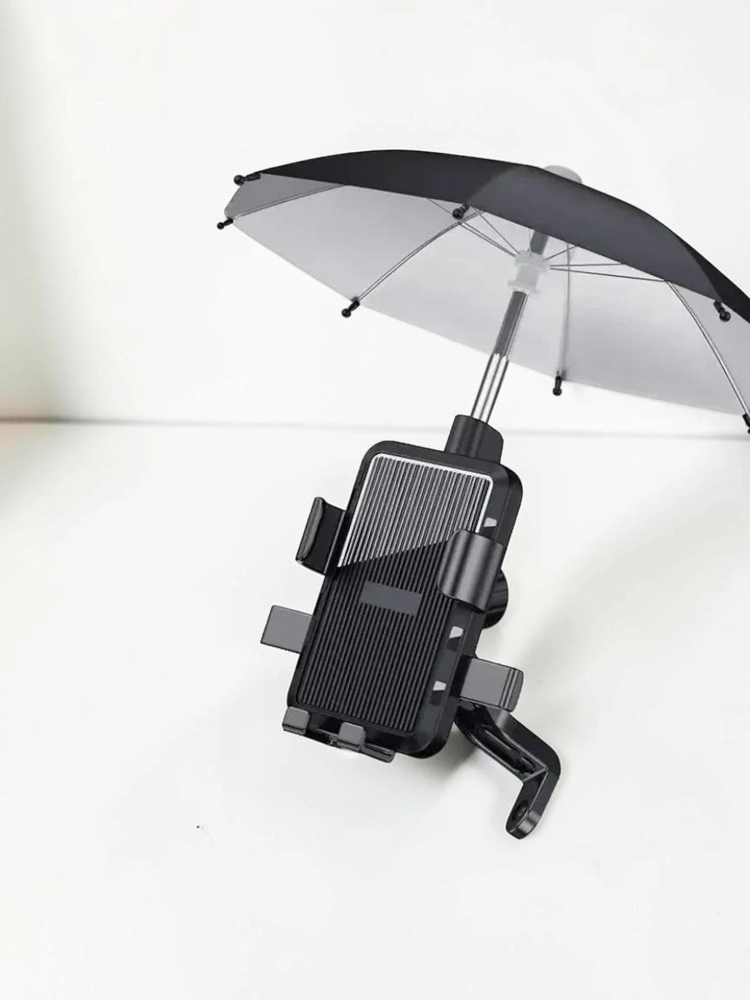 CarPhoneCradle Bike Phone Holder with Sunshade, Adjustable Waterproof Smartphone Mount for Bicycles and Motorcycles