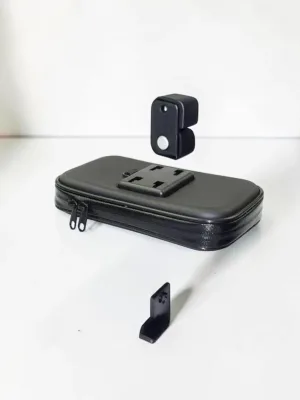 CarPhoneCradle Bicycle Motorcycle Phone Holder Waterproof Case Handlebar Mount for 4.7 to 6.5 Inch Smartphones