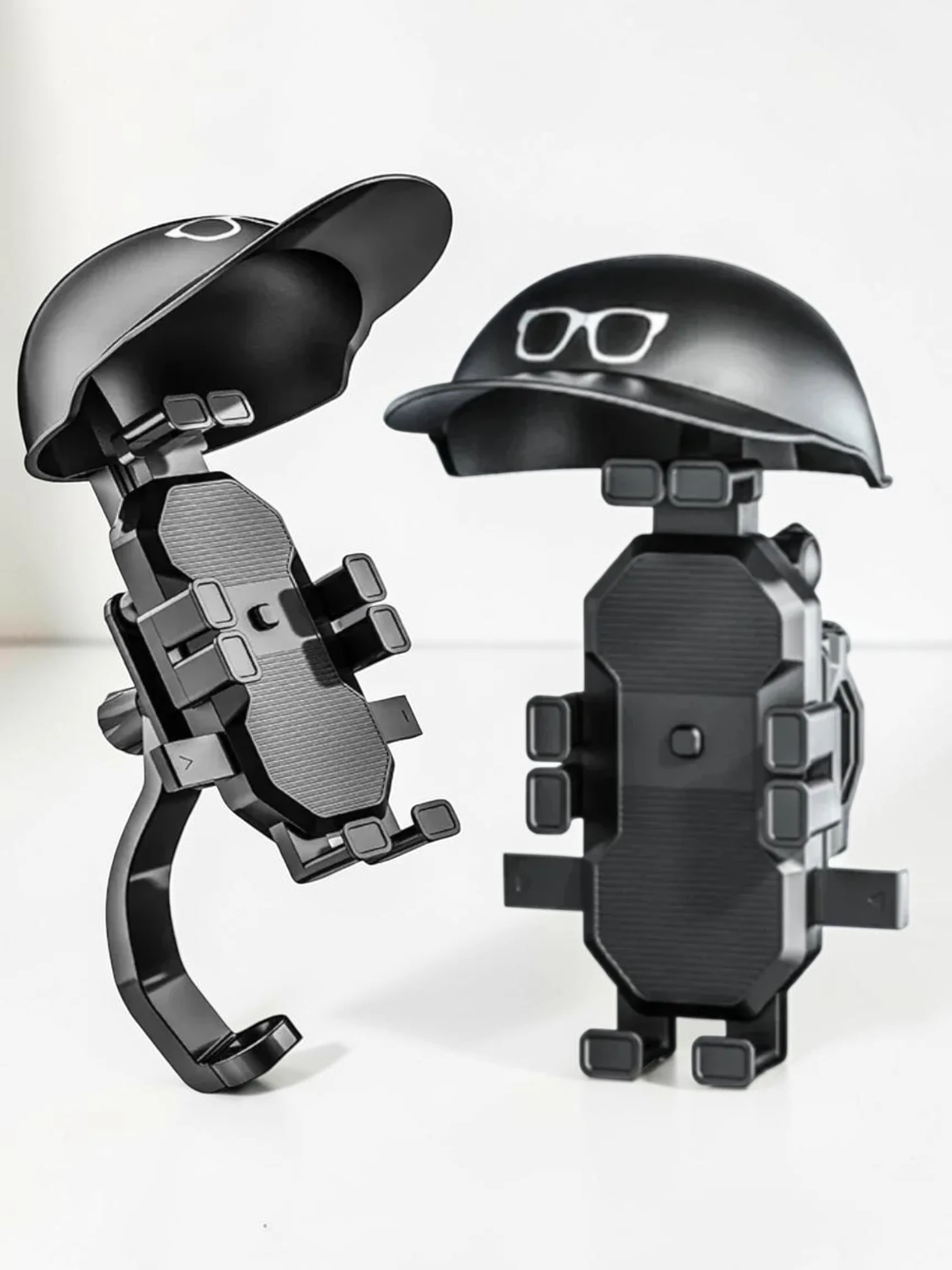 CarPhoneCradle Bike & Motorcycle Phone Holder Helmet Design Adjustable Universal Mount